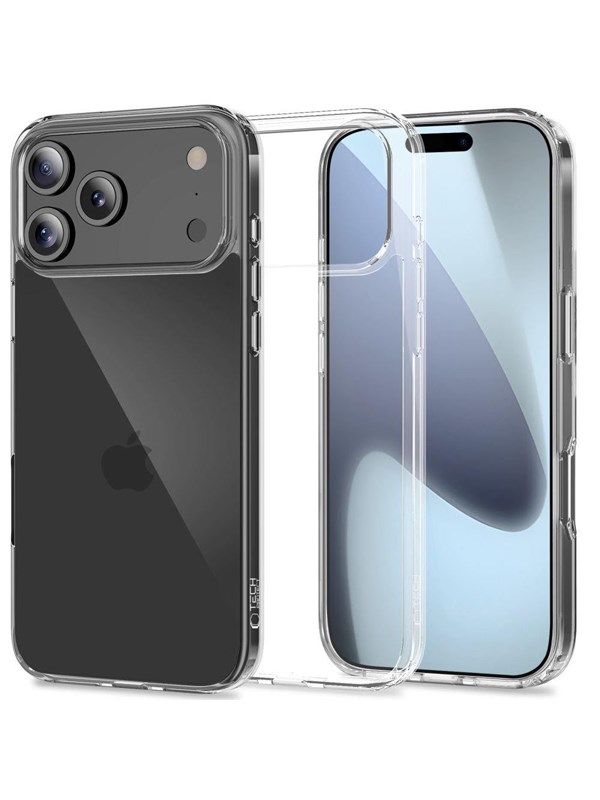 Tech-Protect FlexAir Hybrid Case for iPhone 17 Pro - Transparent