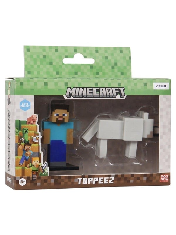 Minecraft 3D Figure 2 pack window box Assorted