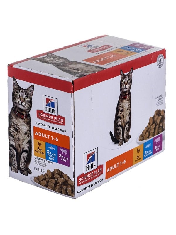 Hills Feline Adult Multipack Classic 12x85g