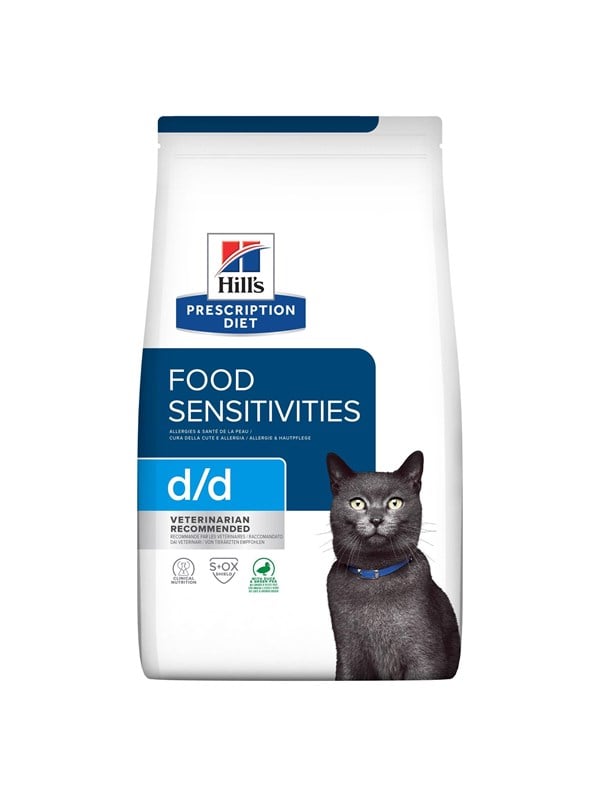Hills PRESCRIPTION DIET Feline dd Dry cat food Duck Peas 15 kg