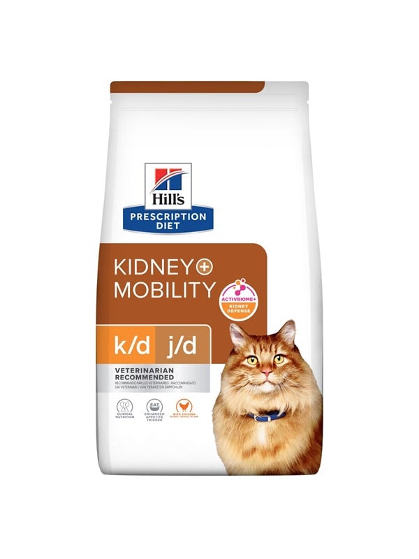 Hills Prescription Diet KD Kidney Mobility Chicken - dry cat food - 3kg