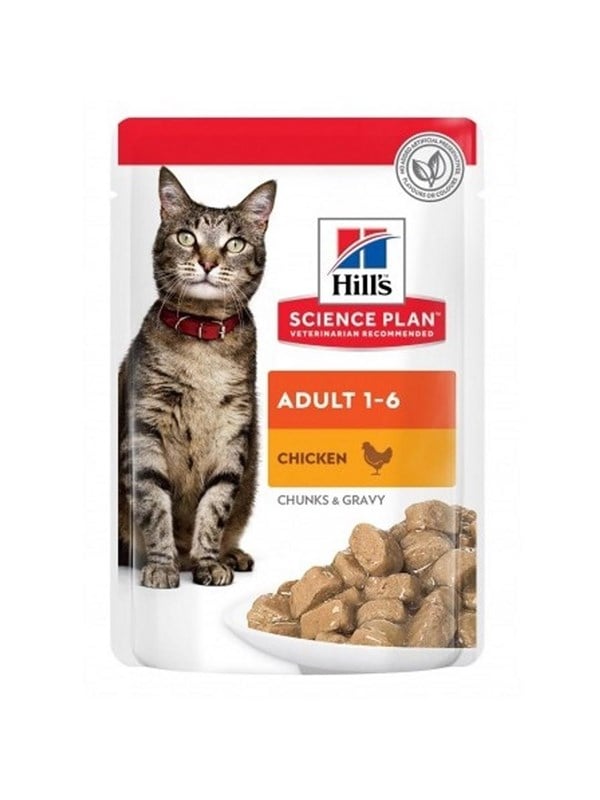 Hills Science Plan Adult with chicken - wet cat food - 85g