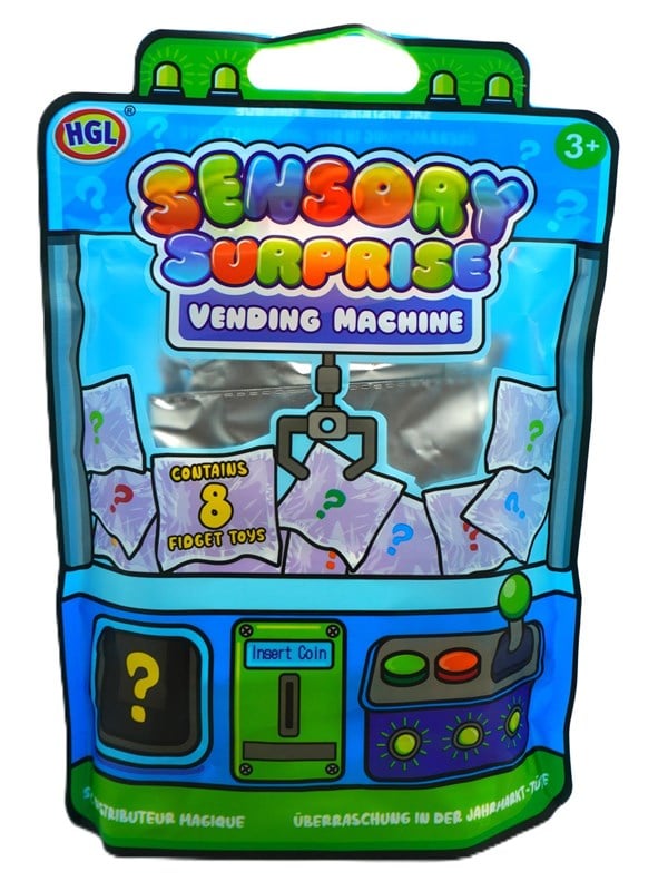 Pocket Money Vending Machine Mystery Bag Blue
