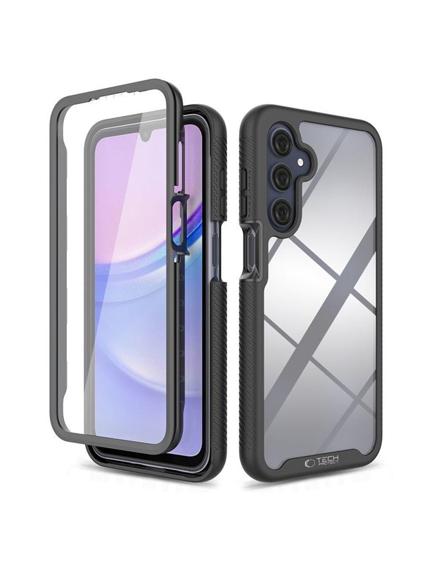 Tech-Protect Defense360 Case for Samsung Galaxy A16 4G / 5G - Black