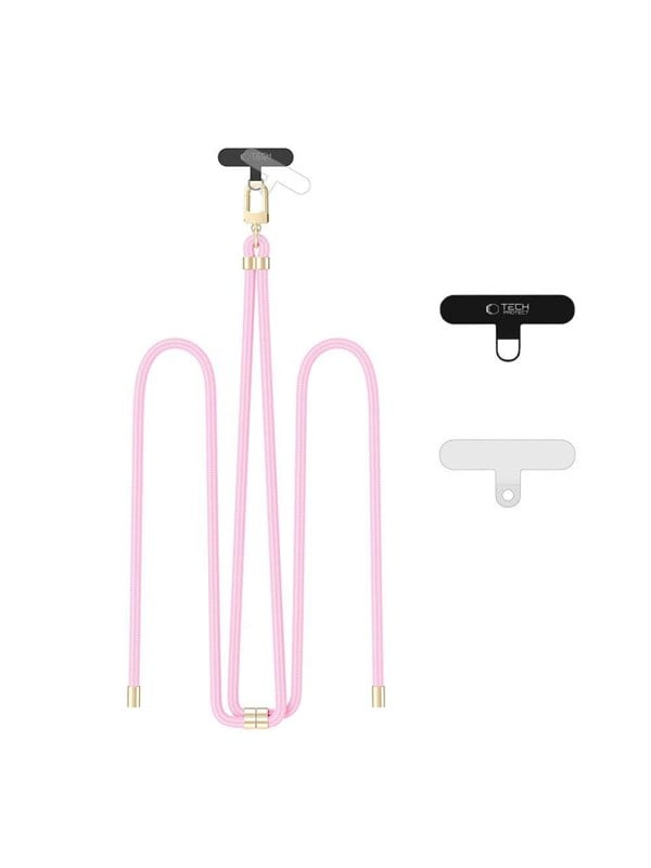 Tech-Protect C7S Rope Crossbody Strap - Pink