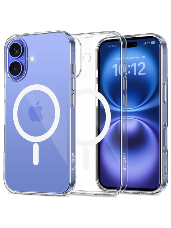 Tech-Protect FlexAir MagSafe Case for iPhone 16 - Transparent
