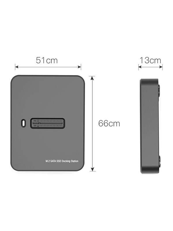 Gembird DD-U3M2 - SSD docking station - M2 Card PCIe NVMe  SATA - USB 32 Gen 2