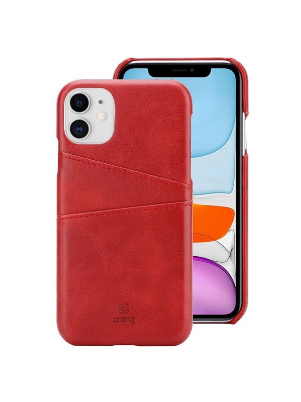 CRONG Neat Cover - iPhone 11 Pro Case with Pockets - Red