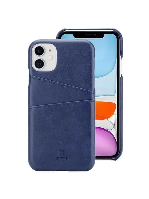 CRONG Neat Cover - iPhone 11 Pro Case with Pockets - Blue