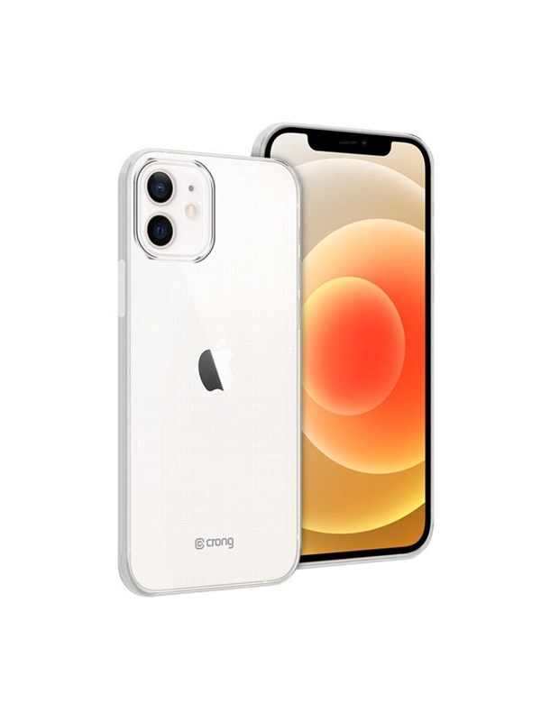 CRONG Crystal Slim Cover - iPhone 12 / iPhone 12 Pro Case - Transparent