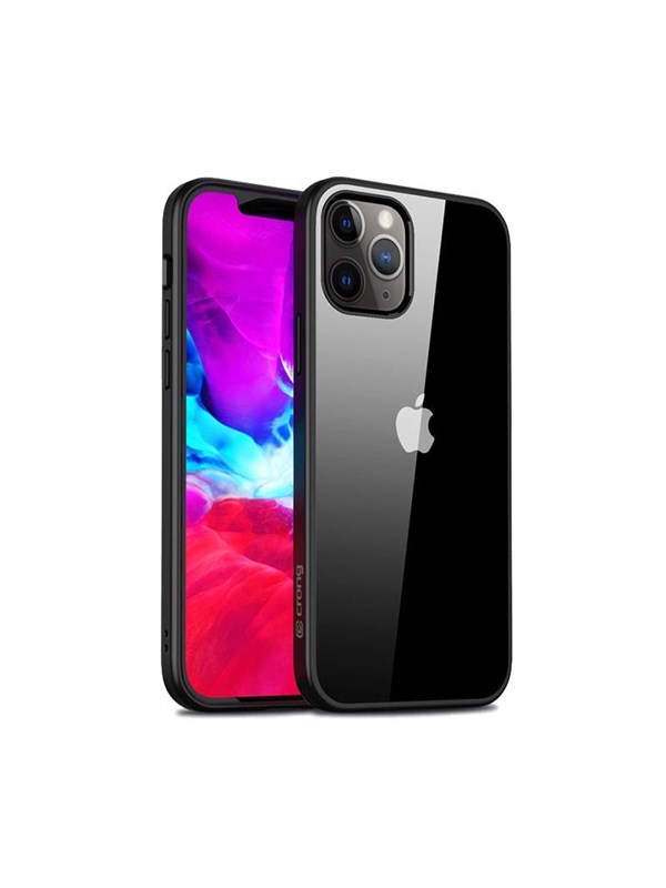 CRONG Clear Cover - iPhone 12 Pro Max Case - Black