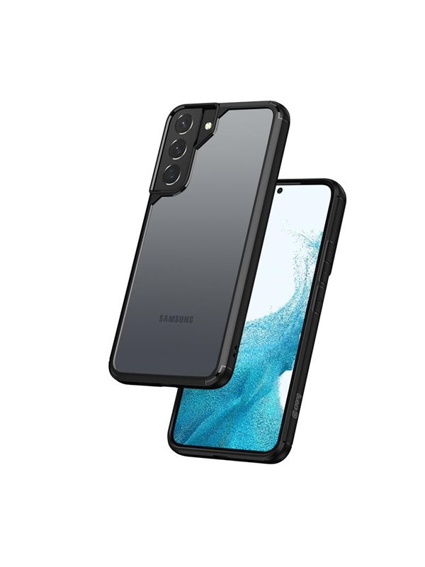 CRONG Hybrid Clear Cover - Case for Samsung Galaxy S22+ - black