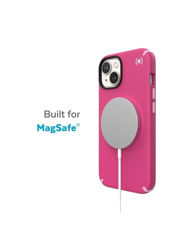 Speck Presidio2 Pro  MagSafe - Case for iPhone 15 Plus  14 Plus with MICROBAN coating - Digitalpink  Blossompink  White