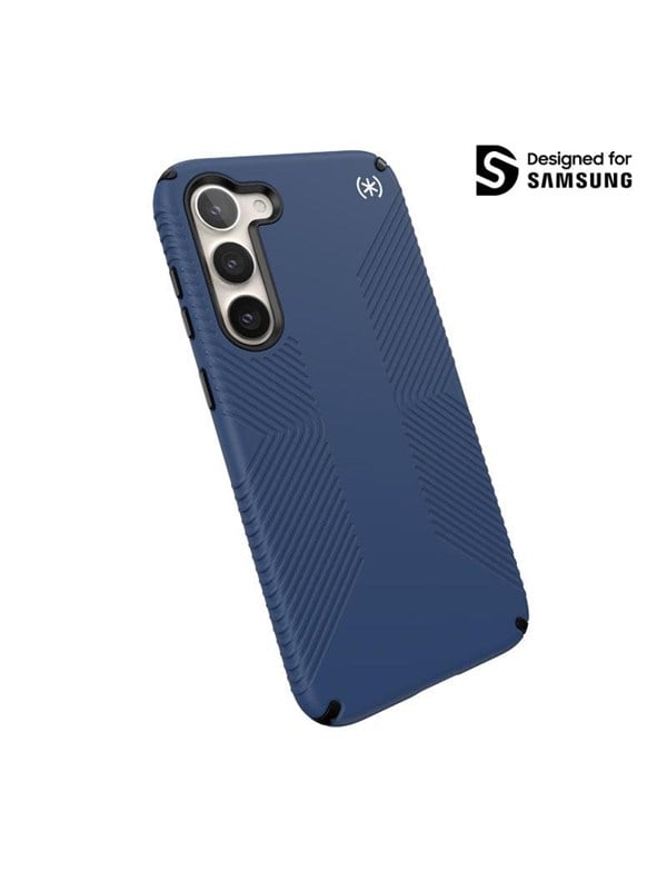 Speck Presidio2 Grip - Anti-slip Case for Samsung Galaxy S23 - Coastal BlueBlack