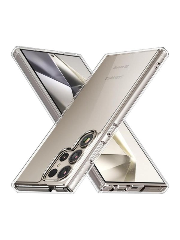 CRONG Crystal Shield Cover - Samsung Galaxy S24 Ultra Case - Transparent