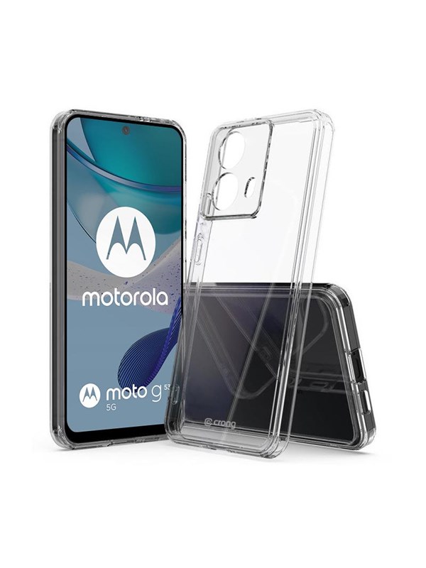 CRONG Crystal Shield Cover - Motorola Moto G53 Case - Transparent