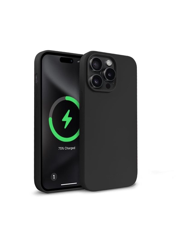 CRONG Color Cover Magnetic - iPhone 15 Pro MagSafe Case - Black