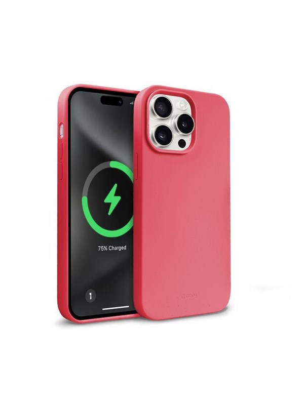 CRONG Color Cover Magnetic - iPhone 15 Pro MagSafe Case - Pink