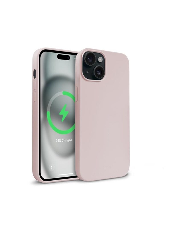 CRONG Color Cover Magnetic - iPhone 15 MagSafe Case - sand pink