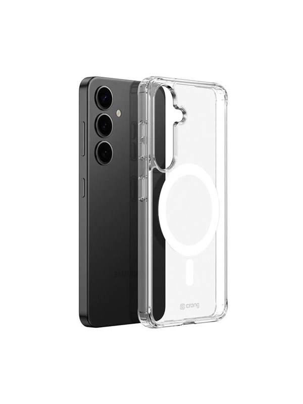 CRONG Crystal Shield Magnetic - Samsung Galaxy S25 MagSafe Case - Clear