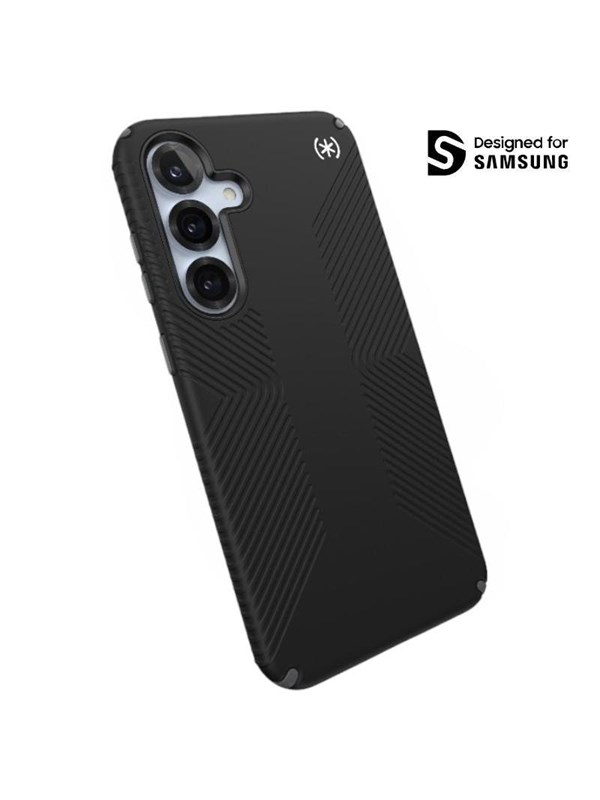 Speck Presidio2 Grip Magnet - Samsung Galaxy S25  24 MagSafe Case - BlackSlate GrayWhite