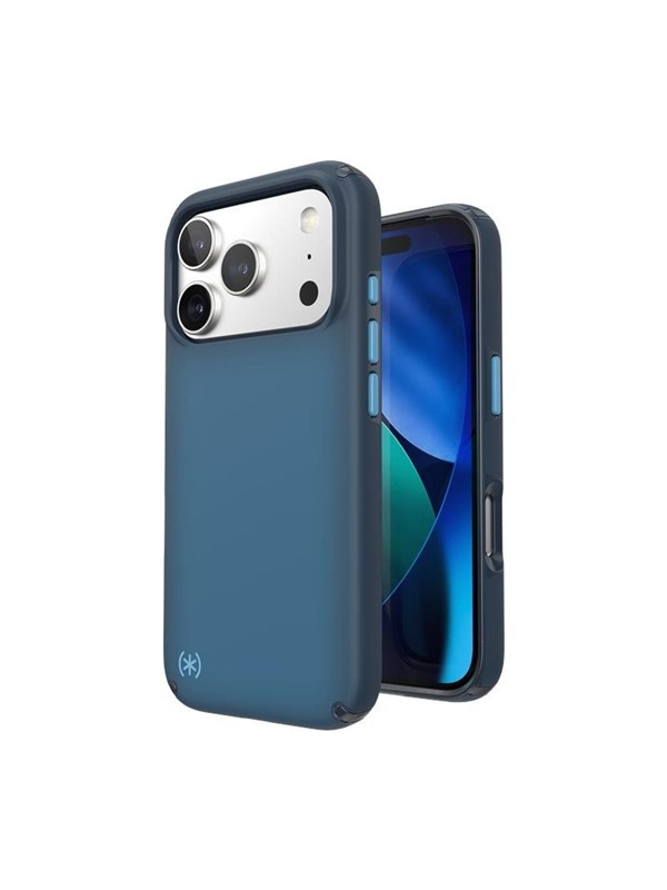 Speck Presidio Lux MagSafe - Case iPhone 17 Pro - Deep Sea Fade  Black  Spell Blue