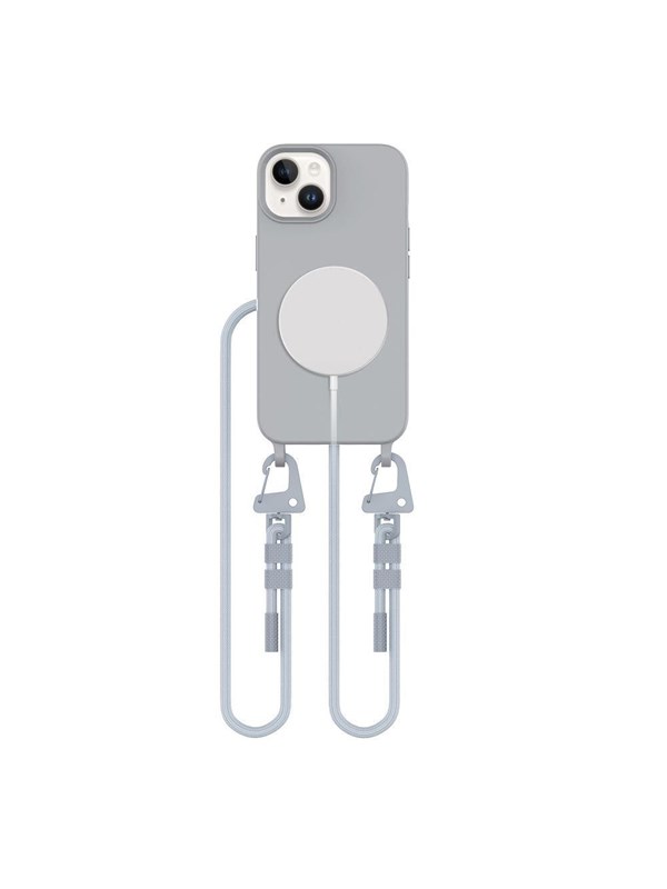 Tech-Protect MagNecklace MagSafe Case for iPhone 15 - Gray