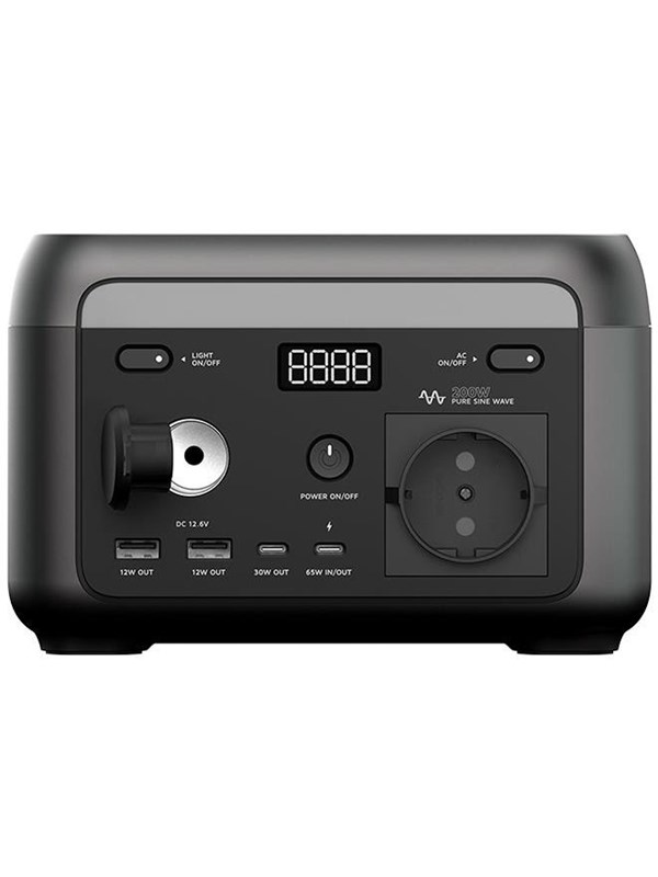 Energie-Station XTORM XP2W200 102,4Wh 1 AC-Anschluss 4 USB-Anschlüsse LiFePO4 Batterie LCD-Display Tragegriff