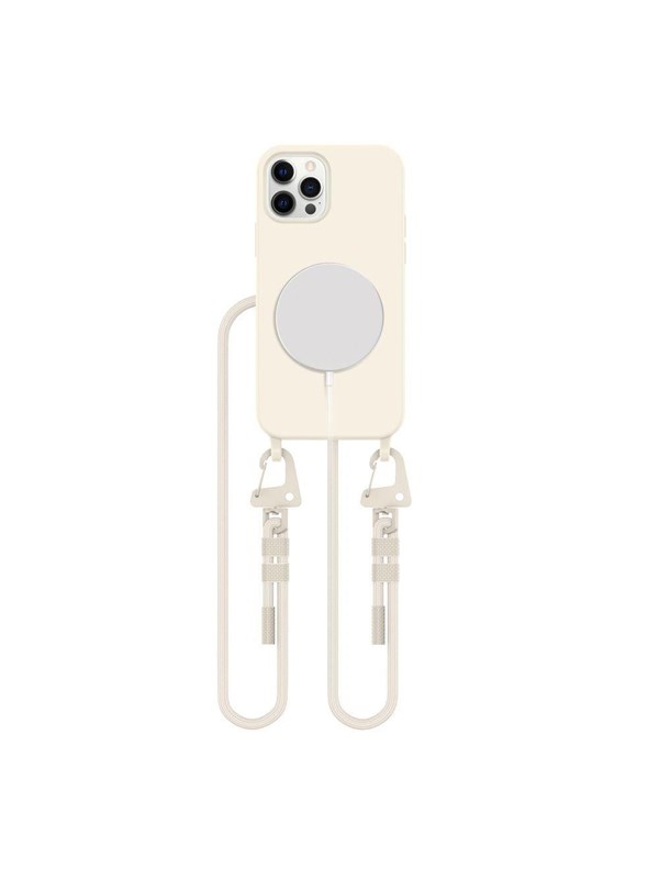Tech-Protect MagNecklace MagSafe Case for iPhone 12 / 12 Pro - Beige