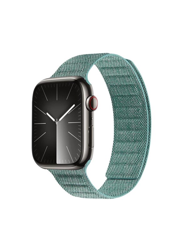 CRONG Melange - Magnetic strap for Apple Watch 44/45/46/49 mm - turquoise melange