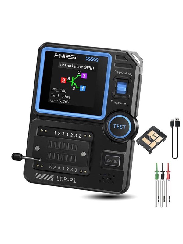 Tester Service Fnirsi LCR-P1 zur Messung von Kondensatoren und Transistoren