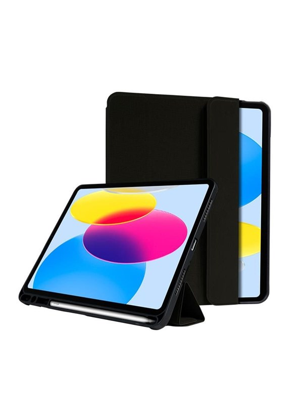 Image of CRONG FlexFolio - iPad 11" (2025) / iPad 10.9" (2022) Case with Apple Pencil - Black