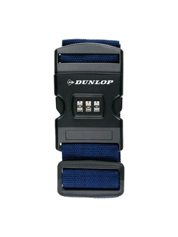 Dunlop - Luggage strap with combination 200x5 cm - Blue