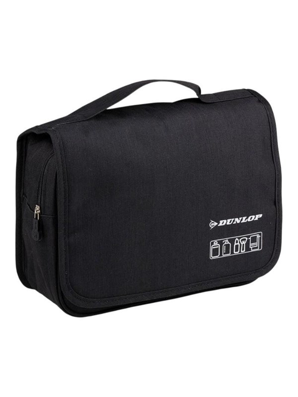 Dunlop - Travel Toiletry Bag with Hanging Hook 25x20x10 cm - Black