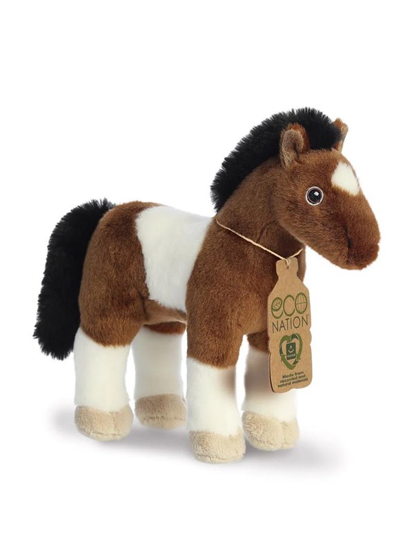 Eco Nation - Plush Toy / Cuddly Paint Horse 23 cm Eco-Friendly