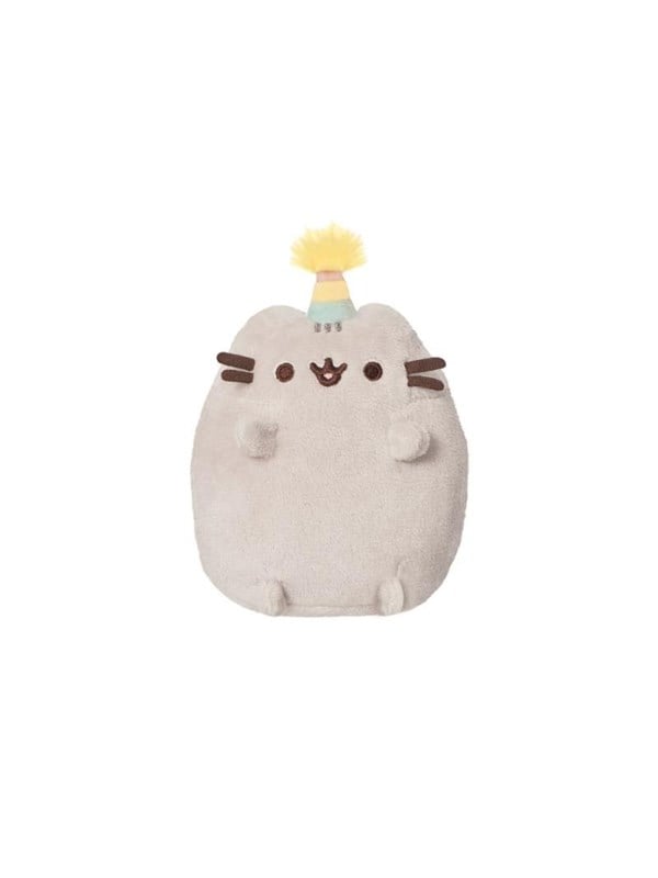 Pusheen - Plush stuffed animal in a birthday hat 12 cm