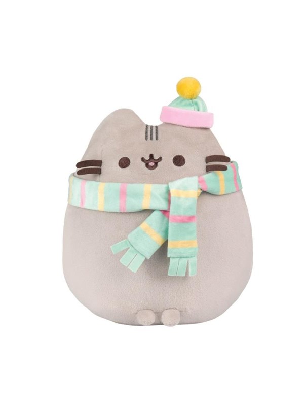 Pusheen - Plush mascot in a scarf and hat 24 cm