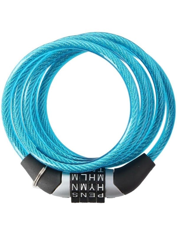 Dunlop - Bicycle Lock with Combination - Blue