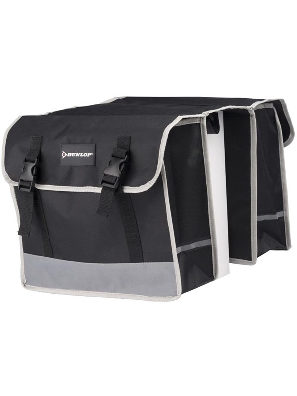 Doppel-Fahrradtasche - Wasserdicht - Schwarz - 26 L