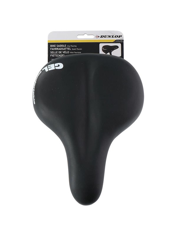 Dunlop - comfortable bicycle gel saddle