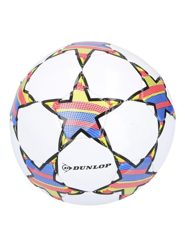 Dunlop - Mini Training Football for Children 32 Panels Size 2 - White/Red