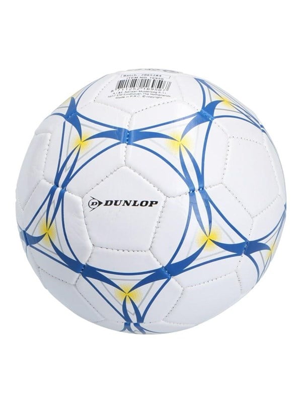 Dunlop - Mini Training Football for Children 32 Panels Size 2 - White/Blue