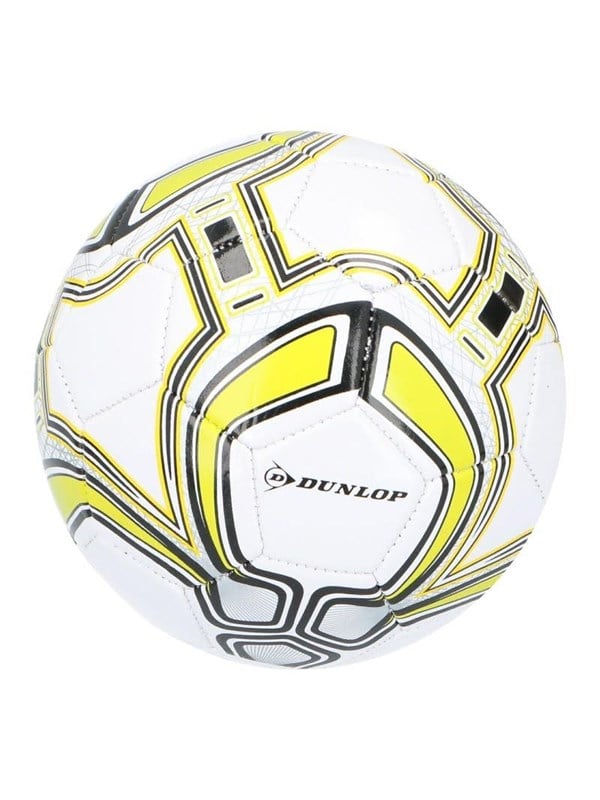 Dunlop - Mini Training Football for Children 32 Panels Size 2 - White/Yellow