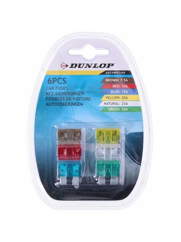 Dunlop - Car fuses 6 pcs.