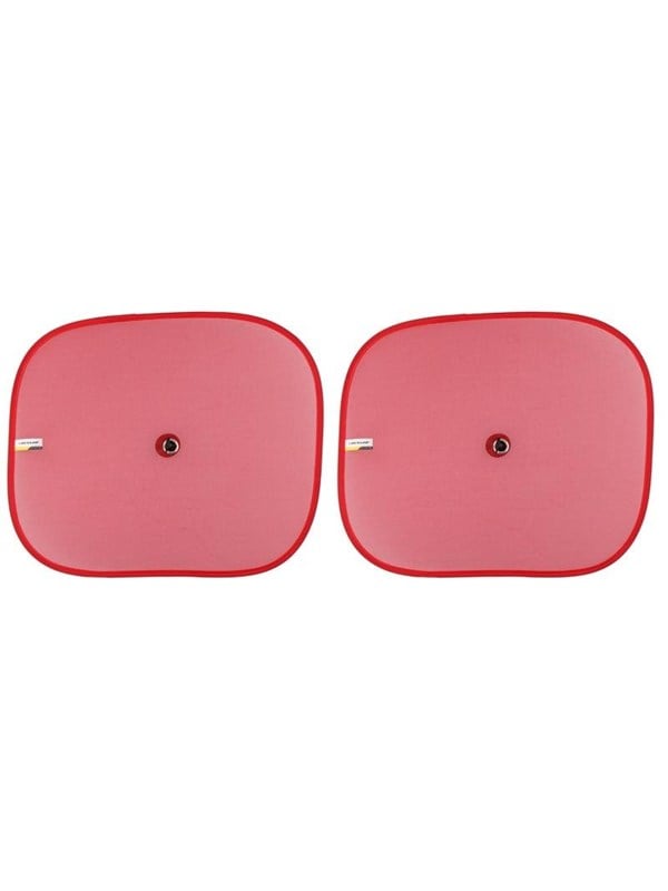 Dunlop - Sun visor for car side windows 36x44 cm 2 pcs - red
