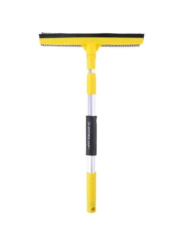 Fensterabzieher mit Stiel - Teleskop - 43-68 CM - Abzieher Schwamm - Gelb