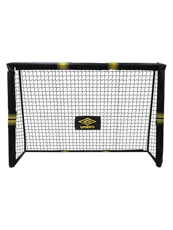 Fußballtor - 180 x 120 x 60 CM - Metall - Fußballtrainingsgeräte für alle Altersgruppen - Einfache Montage - Schwarz Gelb
