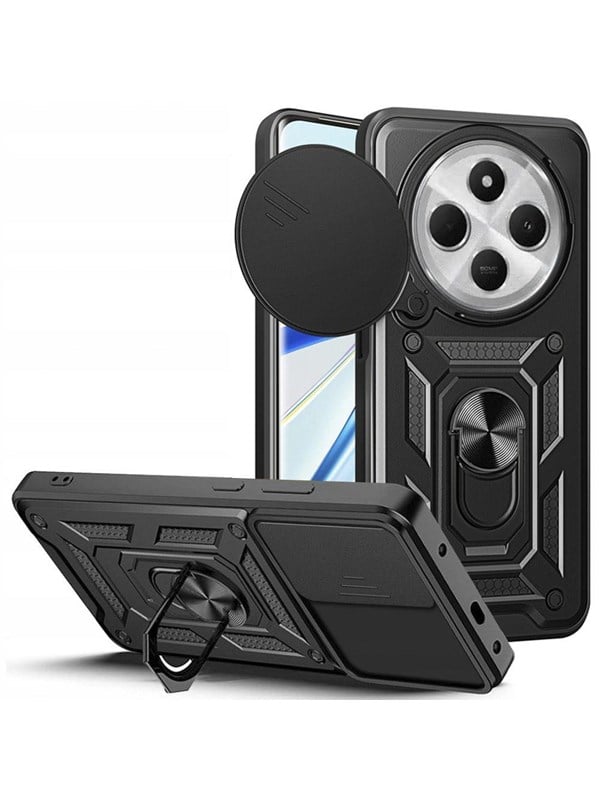 Tech-Protect CamShield Pro Case for Xiaomi Redmi 14C / Poco C75 - Black