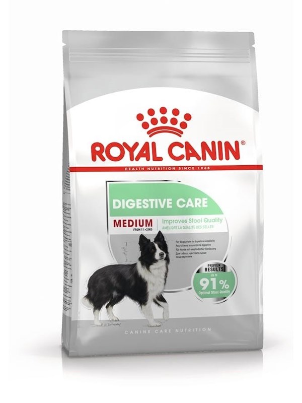 ROYAL CANIN DIGESTIVE CARE MEDIUM Trockenfutter für mittelgroße Hunde mit emfindlicher Verdauung 3 Kg