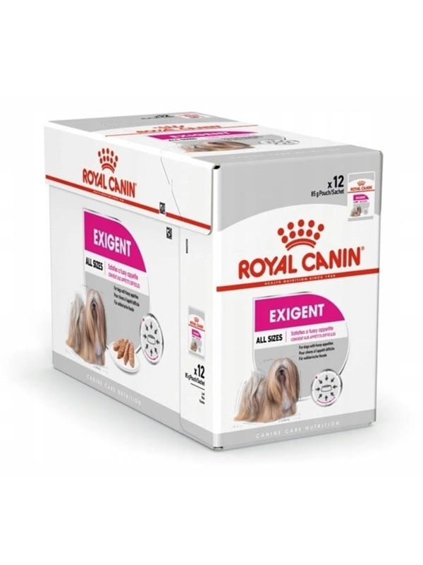 ROYAL CANIN EXIGENT Nassfutter für wählerische Hunde 12x85 g